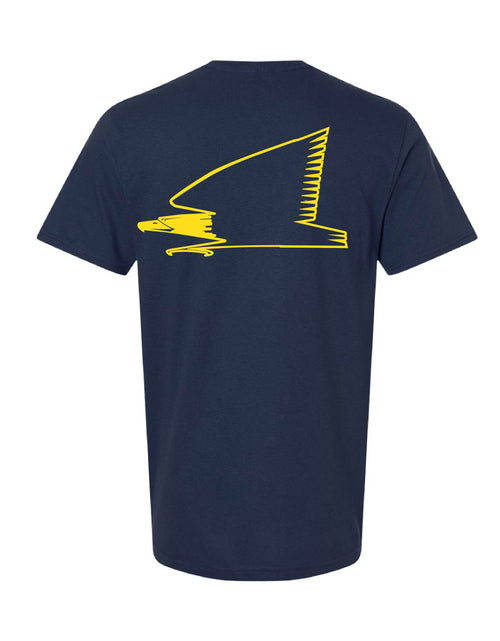 Short Sleeve T-Shirt Blue Script